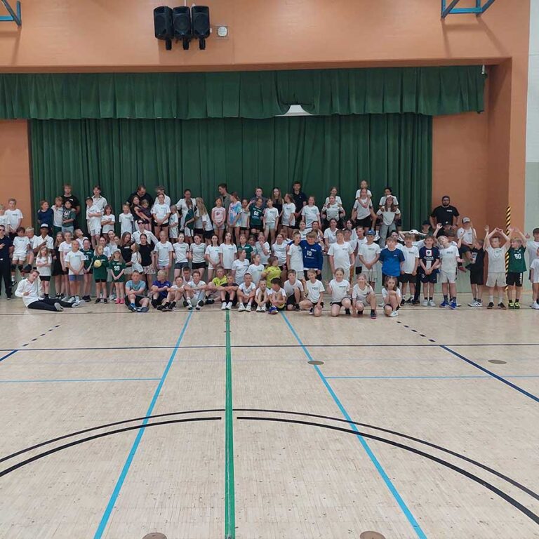 Akilles Handboll 2024 lägerdeltagare.
